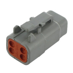 Kištuko korpusas kištukinis, 4 polių Serija DTM (1x), Deutsch DSDTM064S