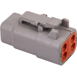 Kištuko korpusas kištukinis, 4 polių Serija DTM (1x), Deutsch DSDTM064S