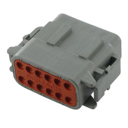 Kištuko korpusas kištukinis, 12 polių Serija DTM (1x), Deutsch DSDTM0612SA