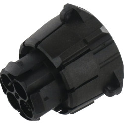 Kištukas 4 polių moteriškas APD juodas ITT1215830000