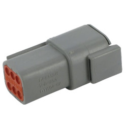 Kištuko korpusas, 6 polių Serija DTM (1x), Deutsch DSDTM046P