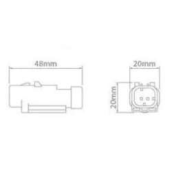 AMPSEAL 2P. Vyriškas AMP7764281IME