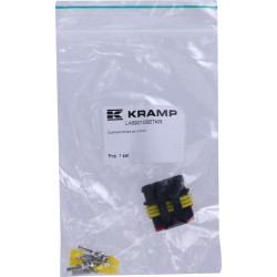 Superseal 4 kontaktų jungčių rinkinys kištukas LA89010SETKR