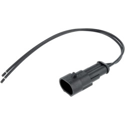 Superseal 2 kontaktų jungčių rinkinys, iš anksto prijungtas 20 cm vyriškas LA89005W20KR
