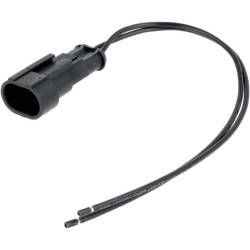 Superseal 2 kontaktų jungčių rinkinys, iš anksto prijungtas 20 cm vyriškas LA89005W20KR