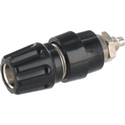 Bananų lizdas 4 mm juodas PKNI10BBK