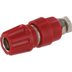 Bananų lizdas 4 mm raudonas PKNI10BRD