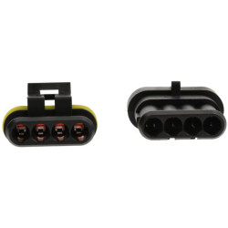 Superseal 4 kontaktų jungčių rinkinys kištukas + vidinė LA890PAIR4PKR