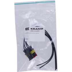 Superseal 4 kontaktų jungčių rinkinys, iš anksto prijungtas laidinis 20 cm moteriškas LA89010W20KR