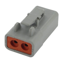 Obudowa wtyczki 2 P. Fem. DTP DSDTP062S