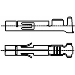 Užspaudžiamas gnybtas 0,5–2,1 mm² 8KW863923003