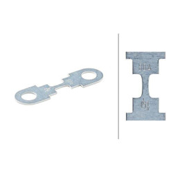 Saugiklių juostelė 80A ilgis 42mm pakuotė 10x Hella 8JS713575142