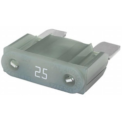 Saugiklio Maxi mentė 25A ilgis 34,1 mm pilka pakuotė 10x Hella 8JS728595212