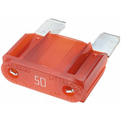 Saugiklio Maxi mentė 50A ilgis 34,1 mm raudona pakuotė 10x Hella 8JS728595161