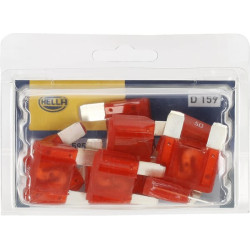 Saugiklio Maxi mentė 50A ilgis 34,1 mm raudona pakuotė 10x Hella 8JS728595161