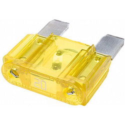 Saugiklio Maxi mentė 20A ilgis 34,1 mm geltona pakuotė 10x Hella 8JS728595131