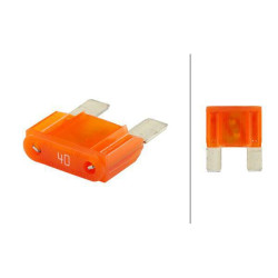 Saugiklio Maxi mentė 40A ilgis 34,1 mm oranžinė pakuotė 10x Hella 8JS728595151