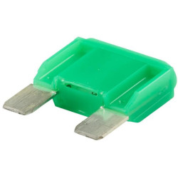 Saugiklio Maxi mentė 30A Ilgis 34,1mm žalia Pakuotė 10x Hella 8JS728595141