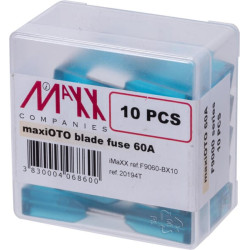 Saugiklio Maxi mentė 32V 60A Ilgis 34,3mm mėlyna Pakuotė 10x iMaXX SI20194