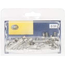 Saugiklis Stiklas 30A Ilgis 32mm skaidrus Pakuotė 50x Hella 8JS713567003