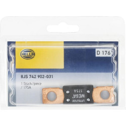 Saugiklis Mega 175A Ilgis 68,6 mm balta Pakuotė 1x Hella 8JS742902031