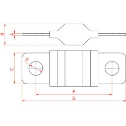 Saugiklis Mega 175A Ilgis 68,6 mm balta Pakuotė 1x Hella 8JS742902031