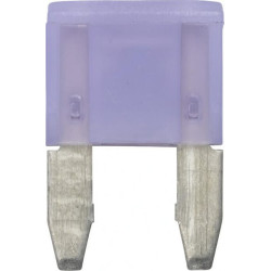 Saugiklio mini mentė 32V 3A ilgis 16,3mm purpurinė pakuotė 10x Hella 8JS728596182