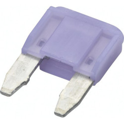 Saugiklio mini mentė 32V 3A ilgis 16,3mm purpurinė pakuotė 10x Hella 8JS728596182