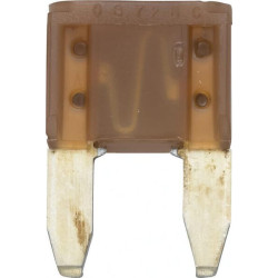 Saugiklio mini mentė 5A ilgis 10,9 mm smėlio spalvos pakuotė 50x Hella 8JS728596131