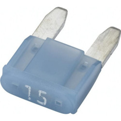 Saugiklio mini mentė 32V 15A ilgis 16,3mm mėlyna pakuotė 10x Hella 8JS728596222