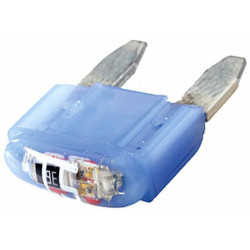 Saugiklio mini mentė 32V 15A ilgis 16,3mm mėlyna pakuotė 10x Hella 8JS728596222