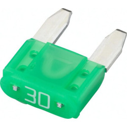 Saugiklio mini mentė 30A ilgis 10,9 mm žalia pakuotė 50x Hella 8JS728596171