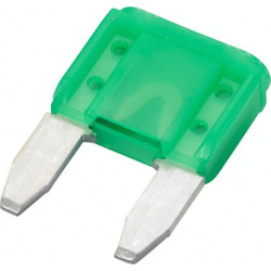 Saugiklio mini mentė 30A ilgis 10,9 mm žalia pakuotė 50x Hella 8JS728596171