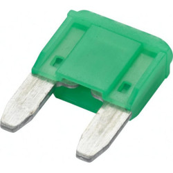 Saugiklio mini mentė 32V 30A Ilgis 16,3mm žalia Pakuotė 10x Hella 8JS728596252