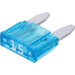 Saugiklio mini mentė 32V 15A ilgis 16,3mm mėlyna pakuotė 50x iMaXX SI20266