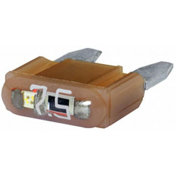 Saugiklio mini mentė 32V 7,5A ilgis 16,3mm ruda pakuotė 10x Hella 8JS728596202