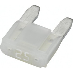Saugiklio mini mentė 32V 25A Ilgis 16,3mm balta Pakuotė 10x Hella 8JS728596242
