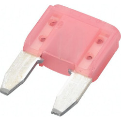 Saugiklio mini mentė 4A ilgis 10,9 mm rožinė pakuotė 50x Hella 8JS728596121