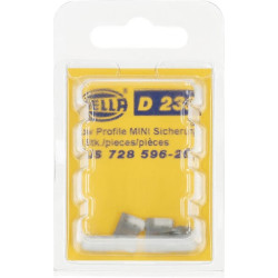 Saugiklio mini mentė 2A ilgis 8,4 mm pilka pakuotė 5x Hella 8JS728596262