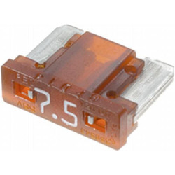 Saugiklis Mini mentė Žemas 7,5 A ilgis 8,4 mm ruda Pakuotė 5x Hella 8JS728596302