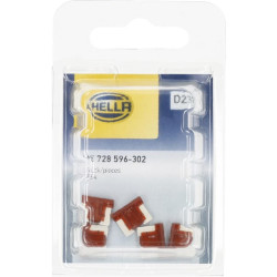 Saugiklis Mini mentė Žemas 7,5 A ilgis 8,4 mm ruda Pakuotė 5x Hella 8JS728596302