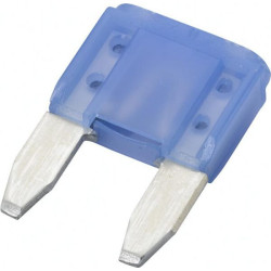 Saugiklio mini mentė 15A ilgis 10,9 mm mėlyna pakuotė 50x Hella 8JS728596151