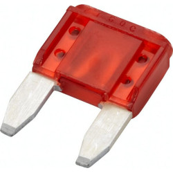 Saugiklio mini mentė 10A ilgis 10,9 mm raudona pakuotė 50x Hella 8JS728596141