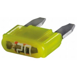 Saugiklio mini mentė 32V 20A ilgis 16,3mm geltona pakuotė 10x Hella 8JS728596232