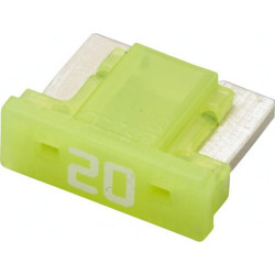 Saugiklis Mini mentė Žemas 20A ilgis 8,4mm geltona pakuotė 5x Hella 8JS728596332