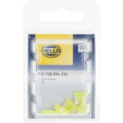 Saugiklis Mini mentė Žemas 20A ilgis 8,4mm geltona pakuotė 5x Hella 8JS728596332