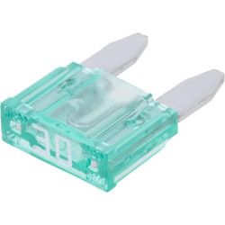 Saugiklio mini mentė 32V 30A Ilgis 16,3mm žalia Pakuotė 50x iMaXX SI20269