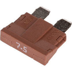 Saugiklio standartinė mentė 80V 7,5A ruda pakuotė 10x Kramp FS1875KR