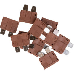 Saugiklio standartinė mentė 80V 7,5A ruda pakuotė 10x Kramp FS1875KR