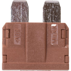 Saugiklio standartinė mentė 80V 7,5A ruda pakuotė 10x Kramp FS1875KR